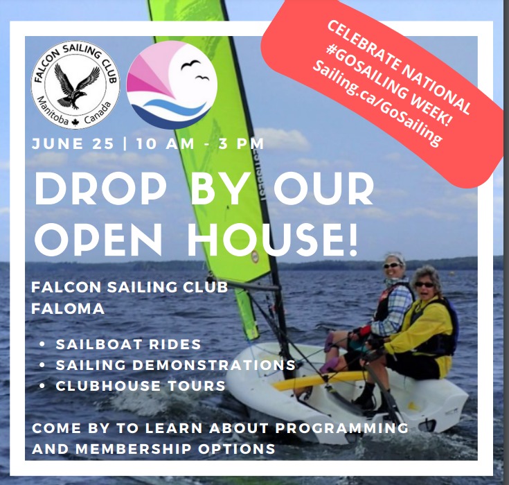 Falcon Sailing Open House June 25th